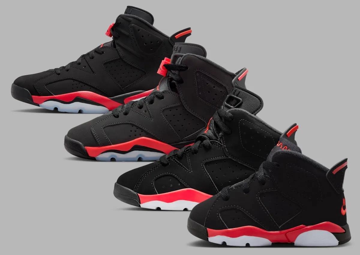 The Air Jordan 6 “Infrared Salesman” releases tomorrow for the 