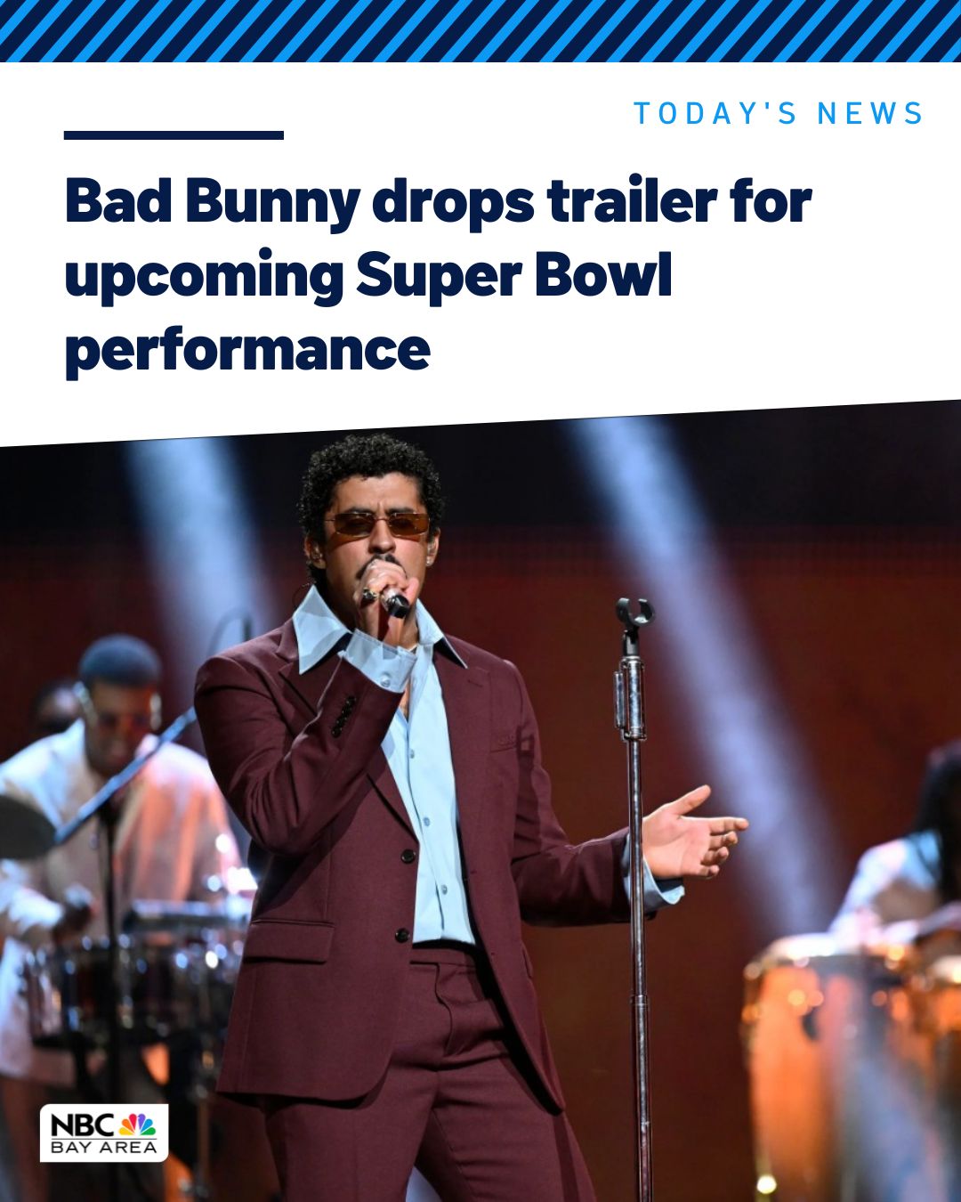 NBC - Bad Bunny drops a trailer for his highly-anticipated Super Bowl ...