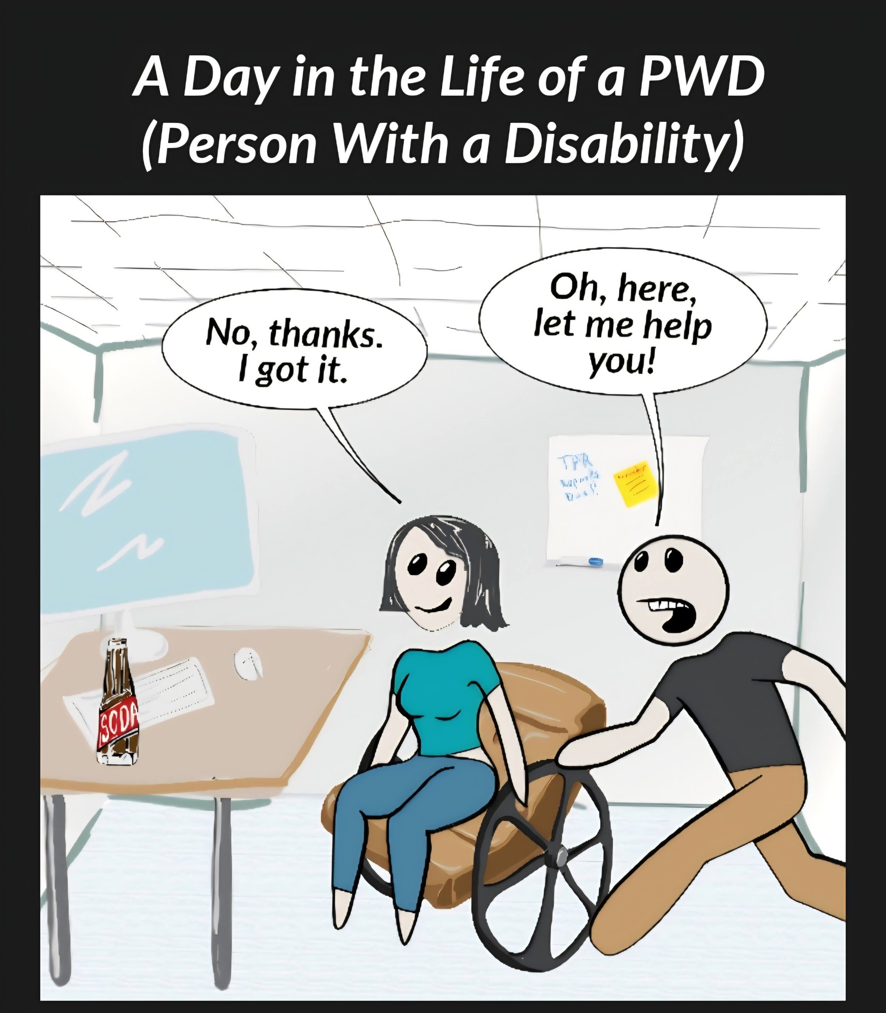 A Day - COMIC STRIP A Day in the Life of a PWD (Person With a ...