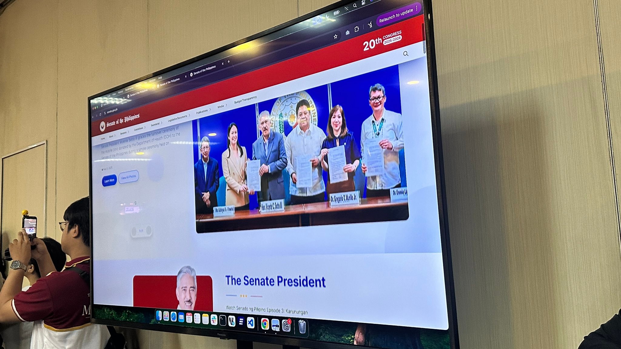 GMA - LOOK: The Senate unveils its new website with a more streamlined ...