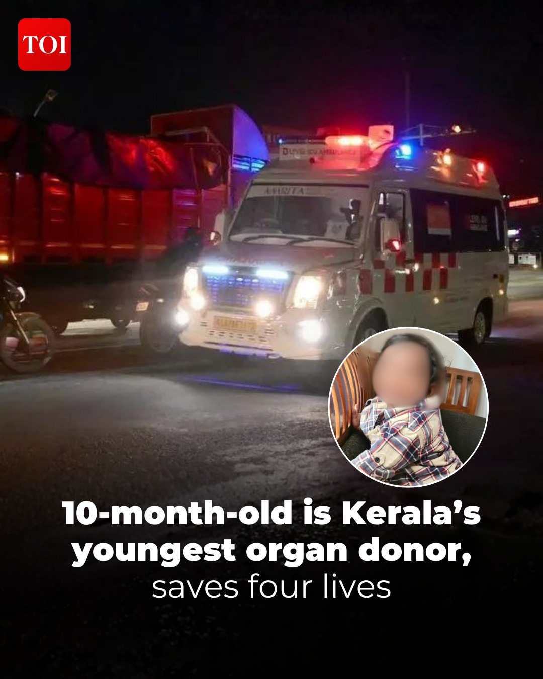The Times - Ten-month-old Aalin Sherin Abraham, #Kerala's youngest ...