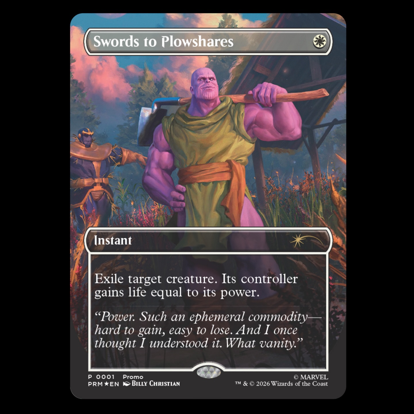 PSA Magazine x Magic: The Gathering Thanos Promo Head over to