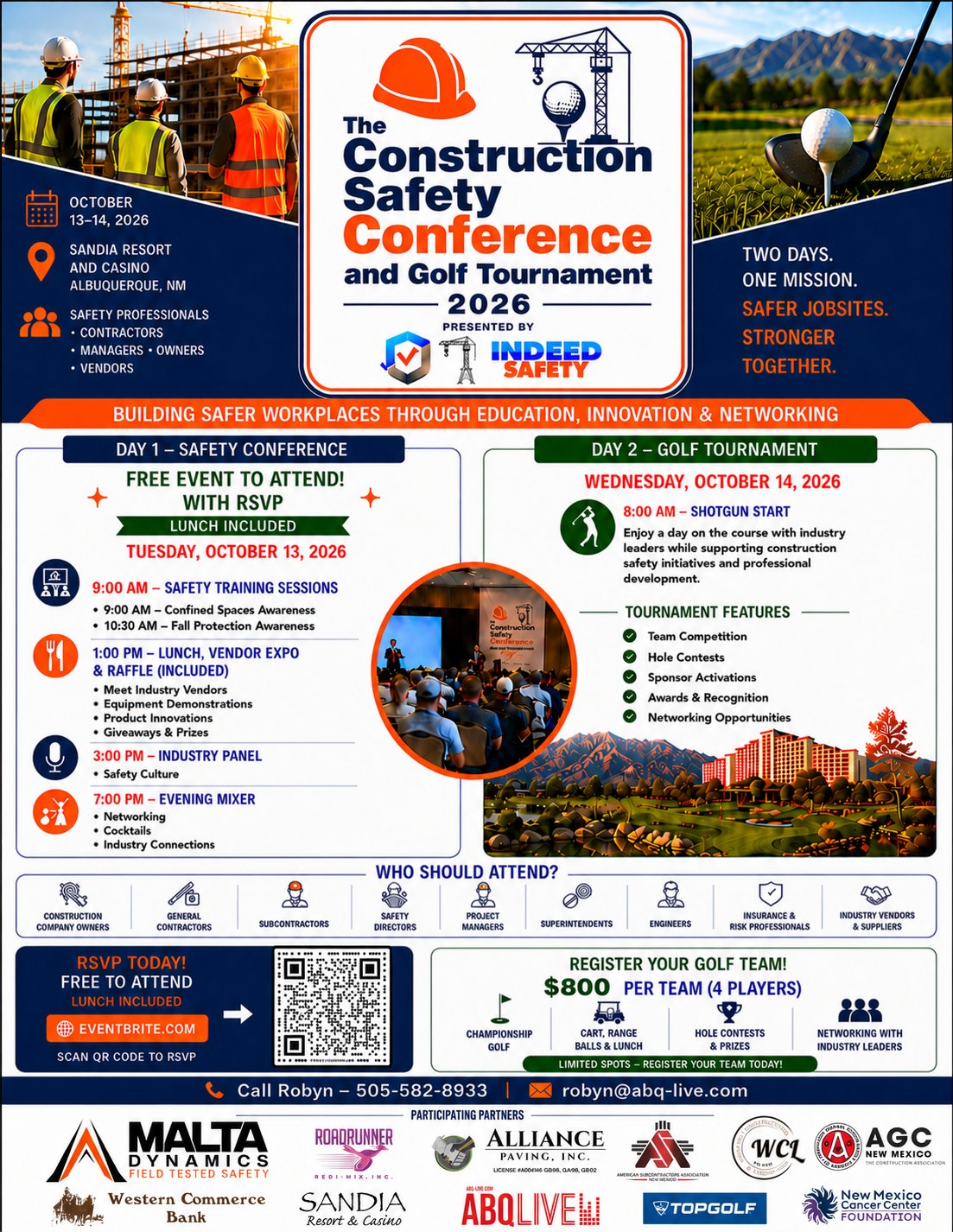 Indeed Construction Safety Conference and Golf Tournament