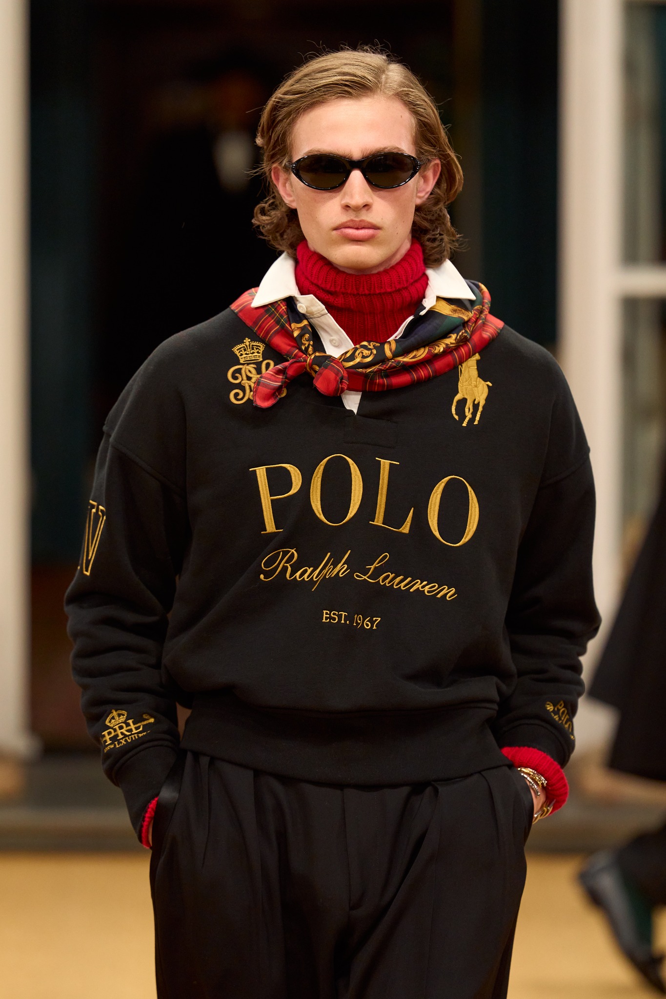 For #RalphLaurenFall26, expressive eveningwear makes a bold