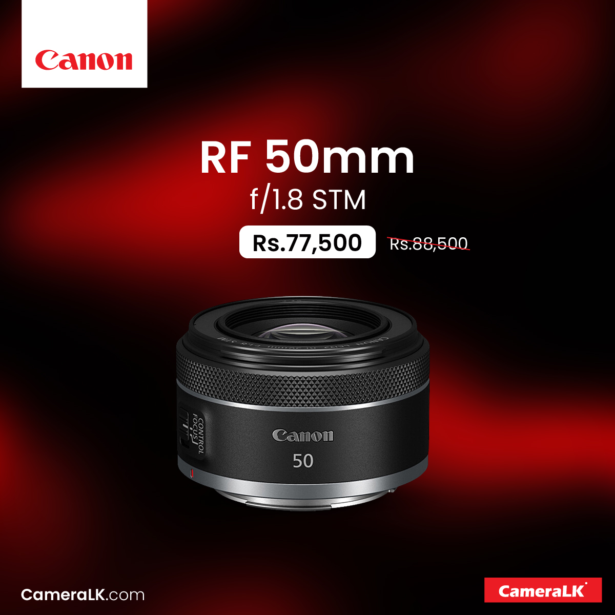 CameraLK - Canon RF 50mm f/1.8 STM Lens ️ Shop Now | https://bit.ly ...