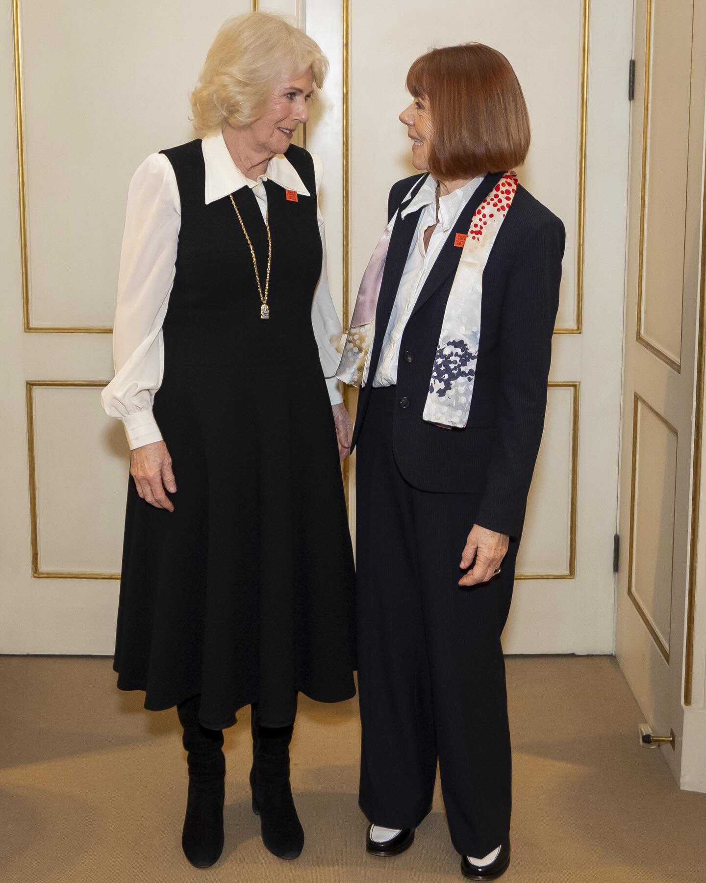 HELLO! - Queen Camilla hosted an audience at Clarence... | Facebook