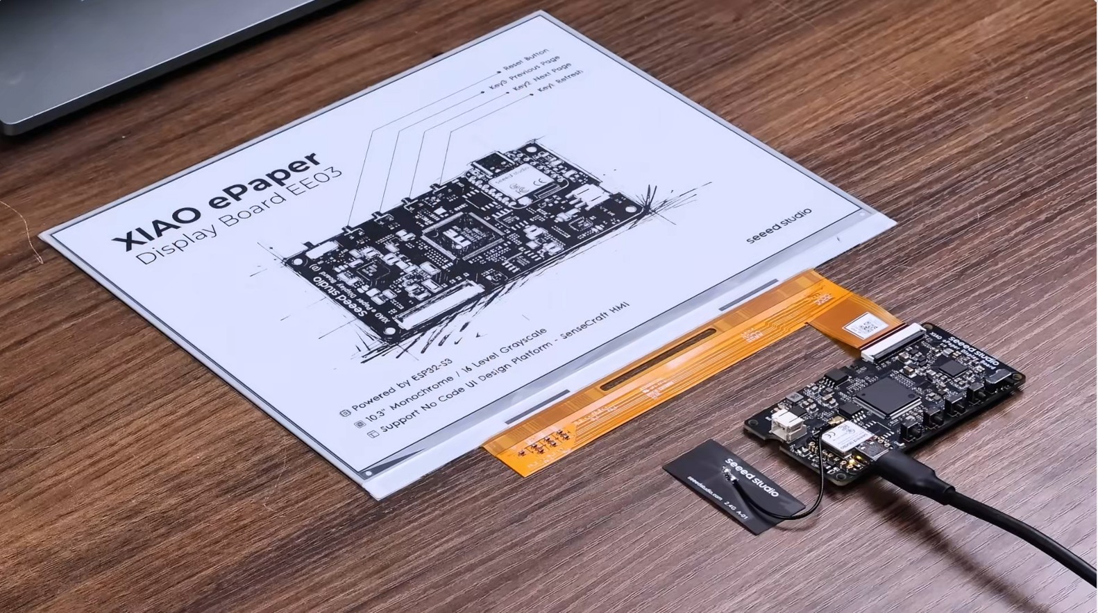 Waveshare 7.3-Zoll 6-Farben E-Paper-Display – 800x480 Pixel, SPI, Ultraniedriger Stromverbrauch – Für Preisschilder, Regaletiketten & Assets