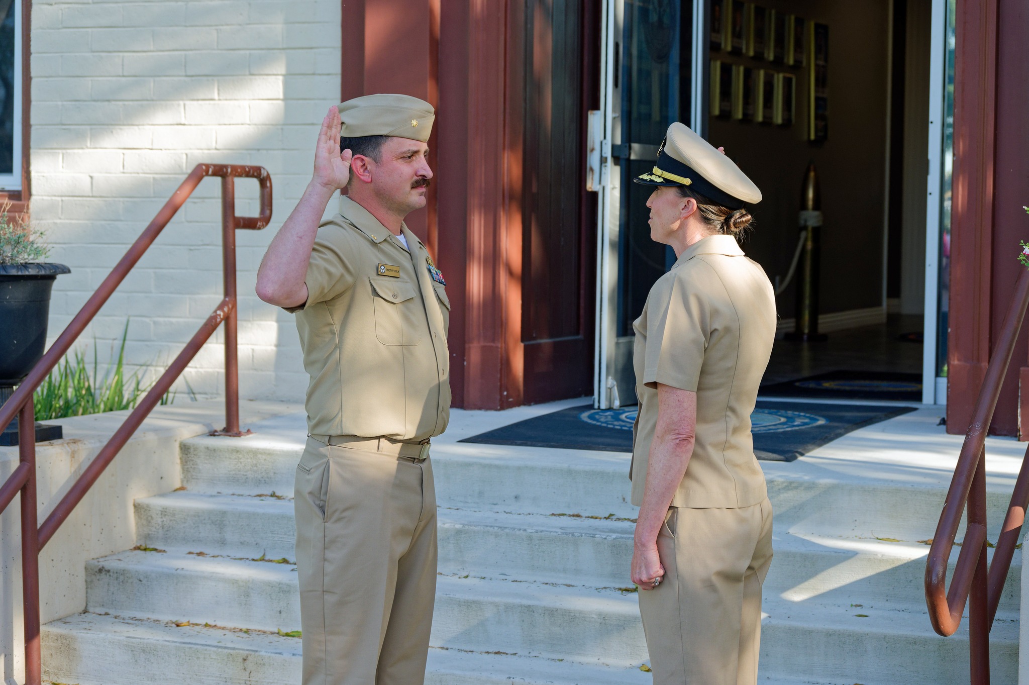 Today we held a special ceremony in which our Public Works Officer took ...
