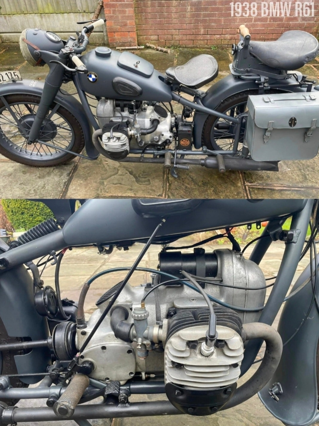 1938 BMW R61 💙 ️🖤 Introduced at... - OLD Madras Motorcycles | Facebook