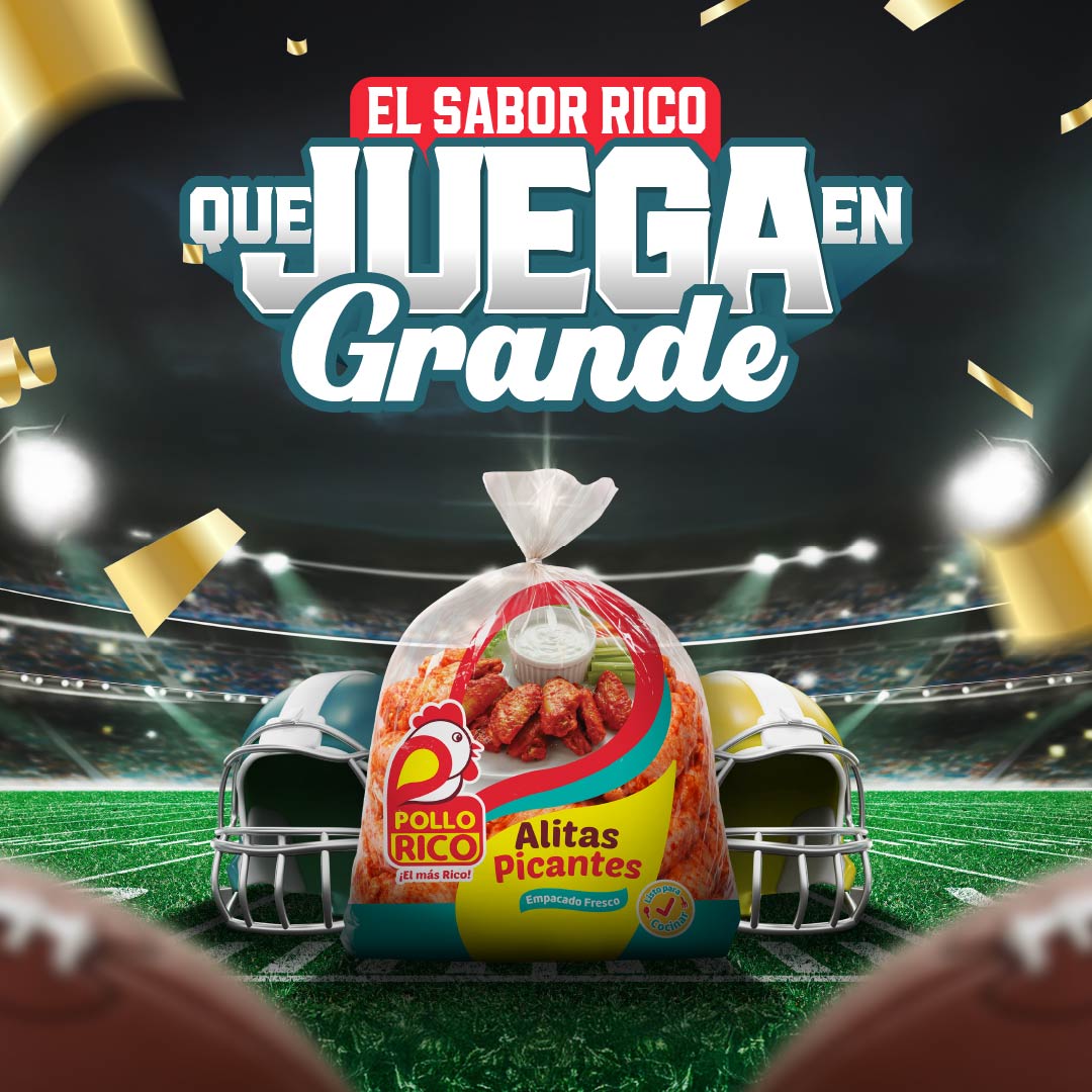 Pollo Rico - El Sabor Rico que juega en grande 🏈 Alitas... | Facebook