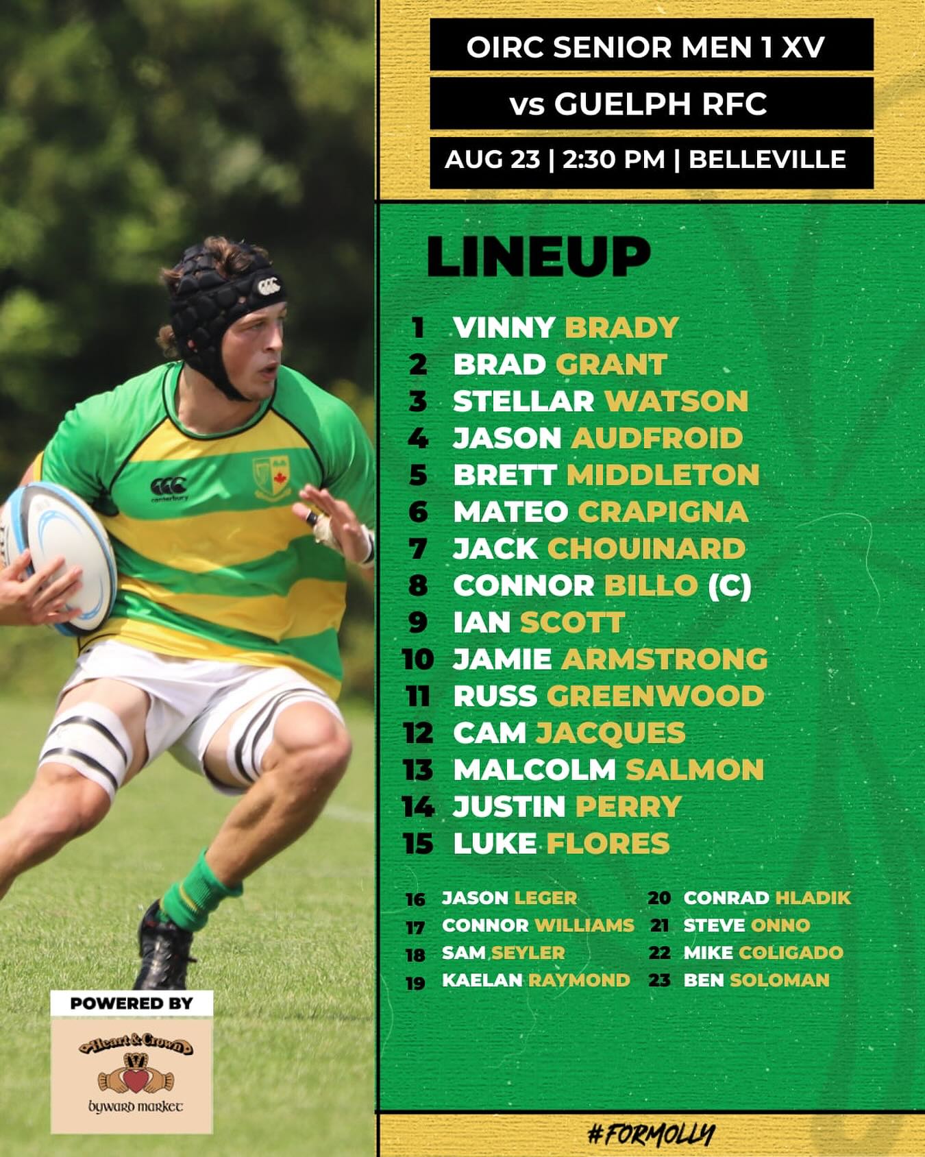INTERMEDIATE CUP FINAL 🏆 The... - Ottawa Irish Rugby Club | Facebook