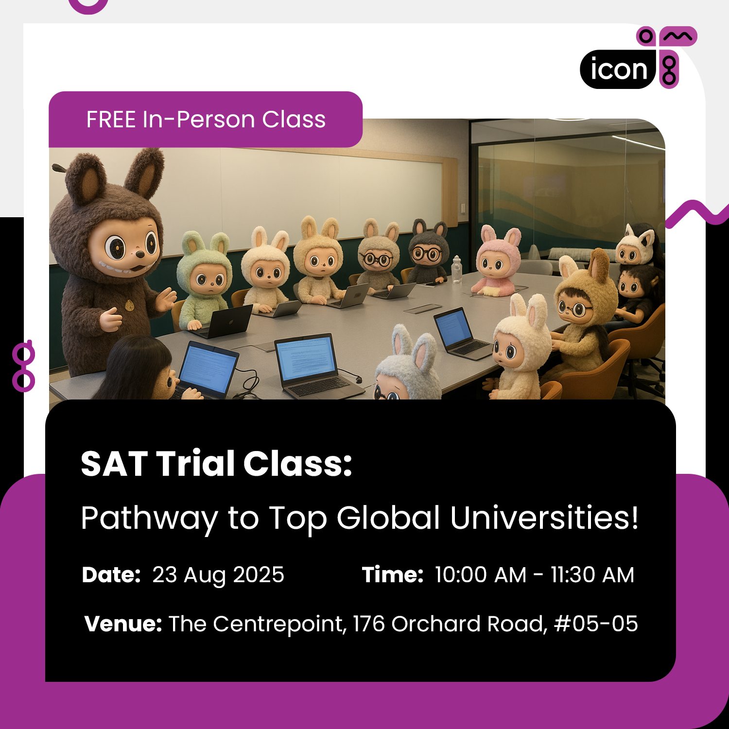 Icon Education - 📚🐰 When the Labubu squad hits the books…... | Facebook