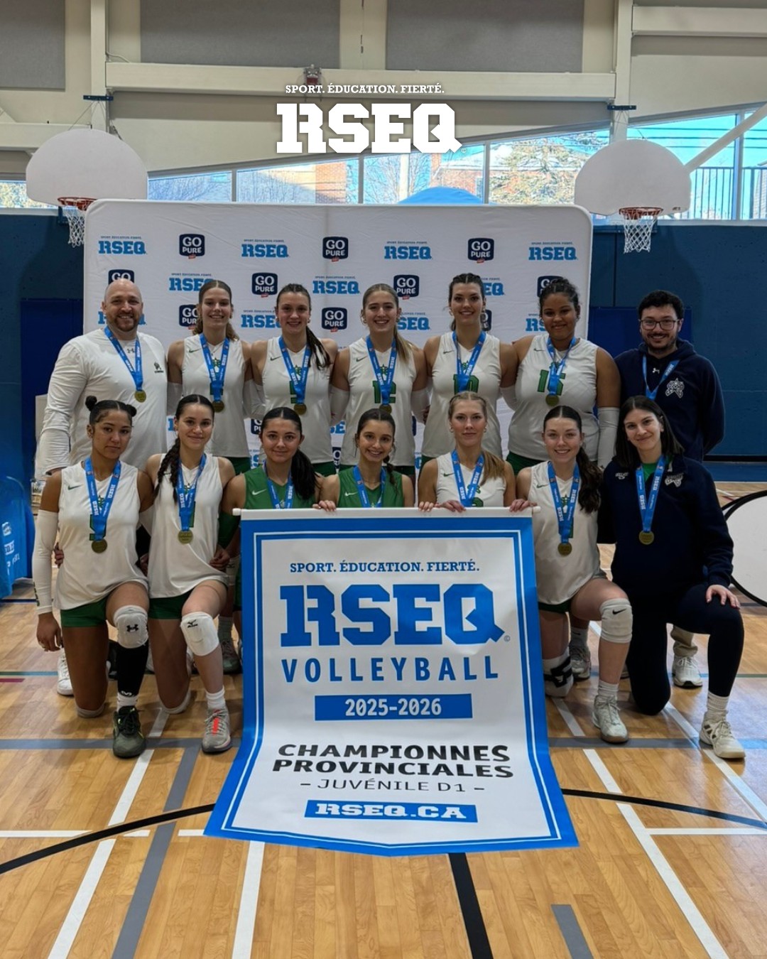 RSEQ - RSEQ added a new photo — with Collège St-Jean-Vianney.