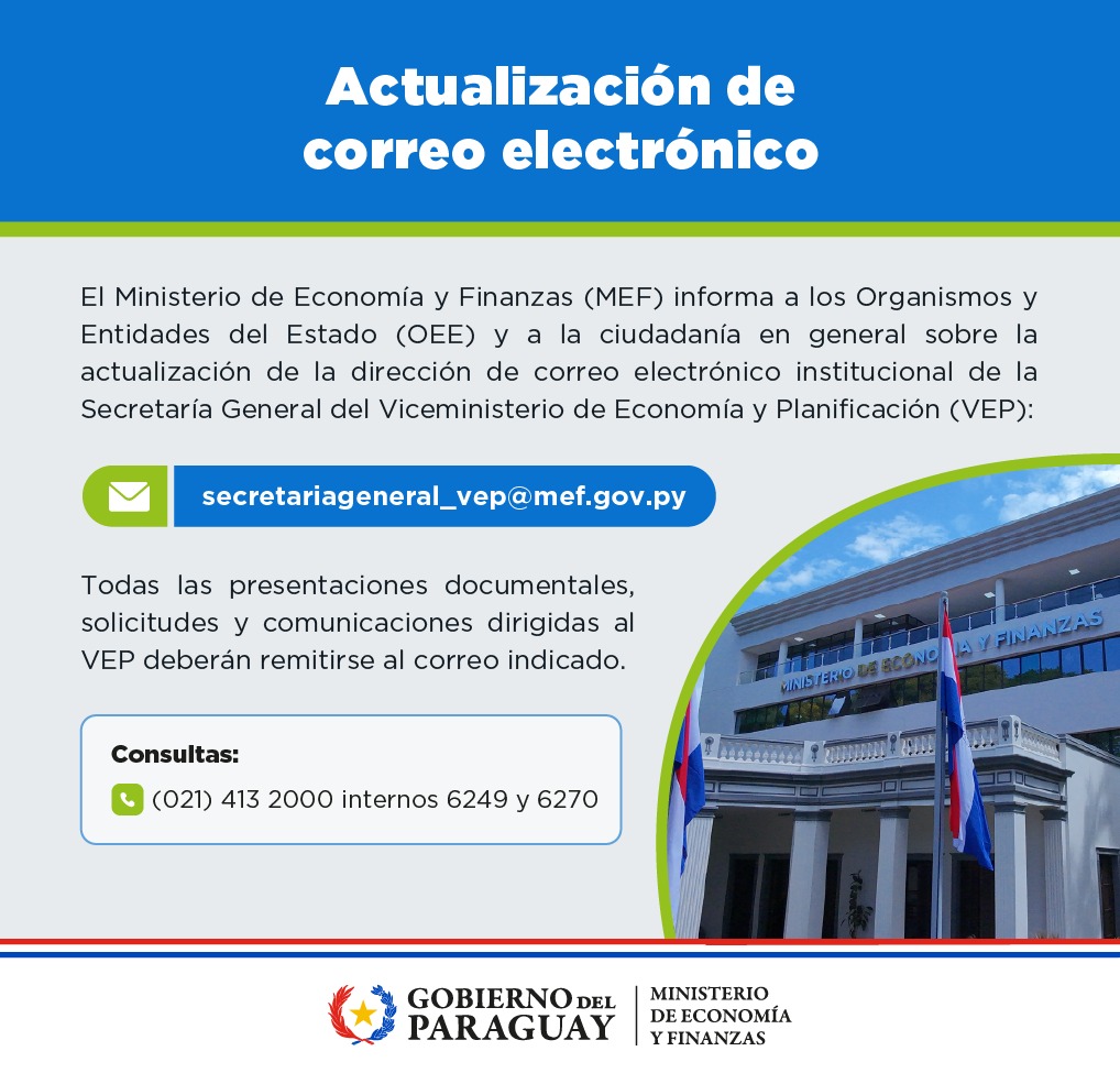 El #MEF... - Ministerio de Economía y Finanzas - Paraguay | Facebook