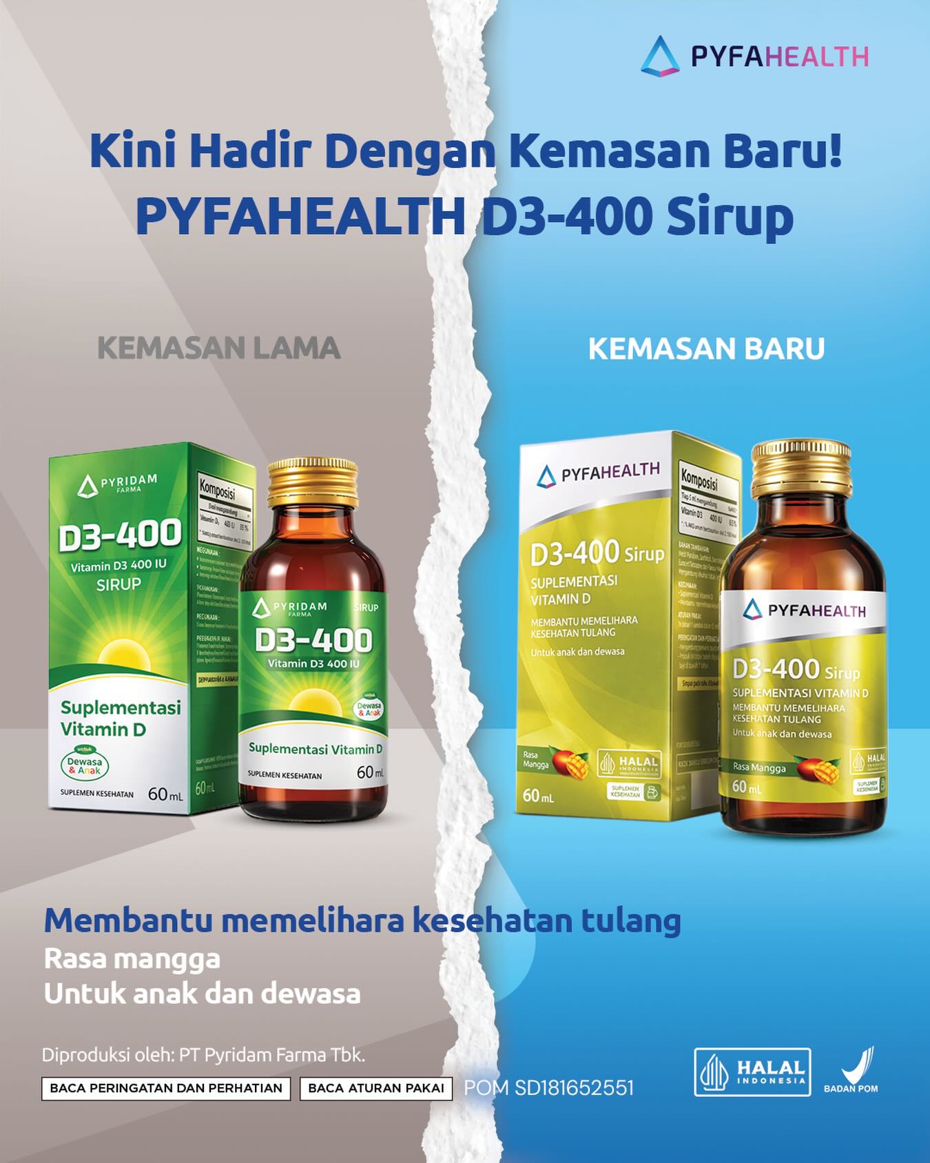 Pyridam Farma - Ada yang baru, tapi bukan isinya 👀... | Facebook
