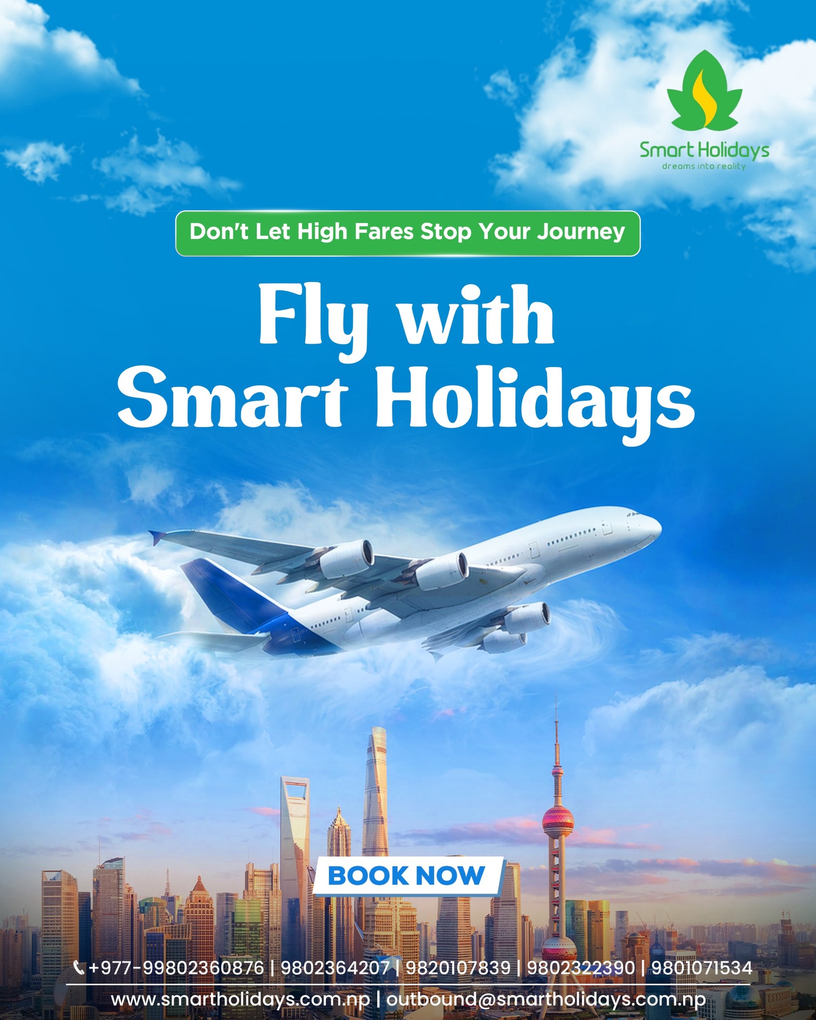 Smart - ️ Don’t Let High Fares Stop Your Journey! Travel the world ...