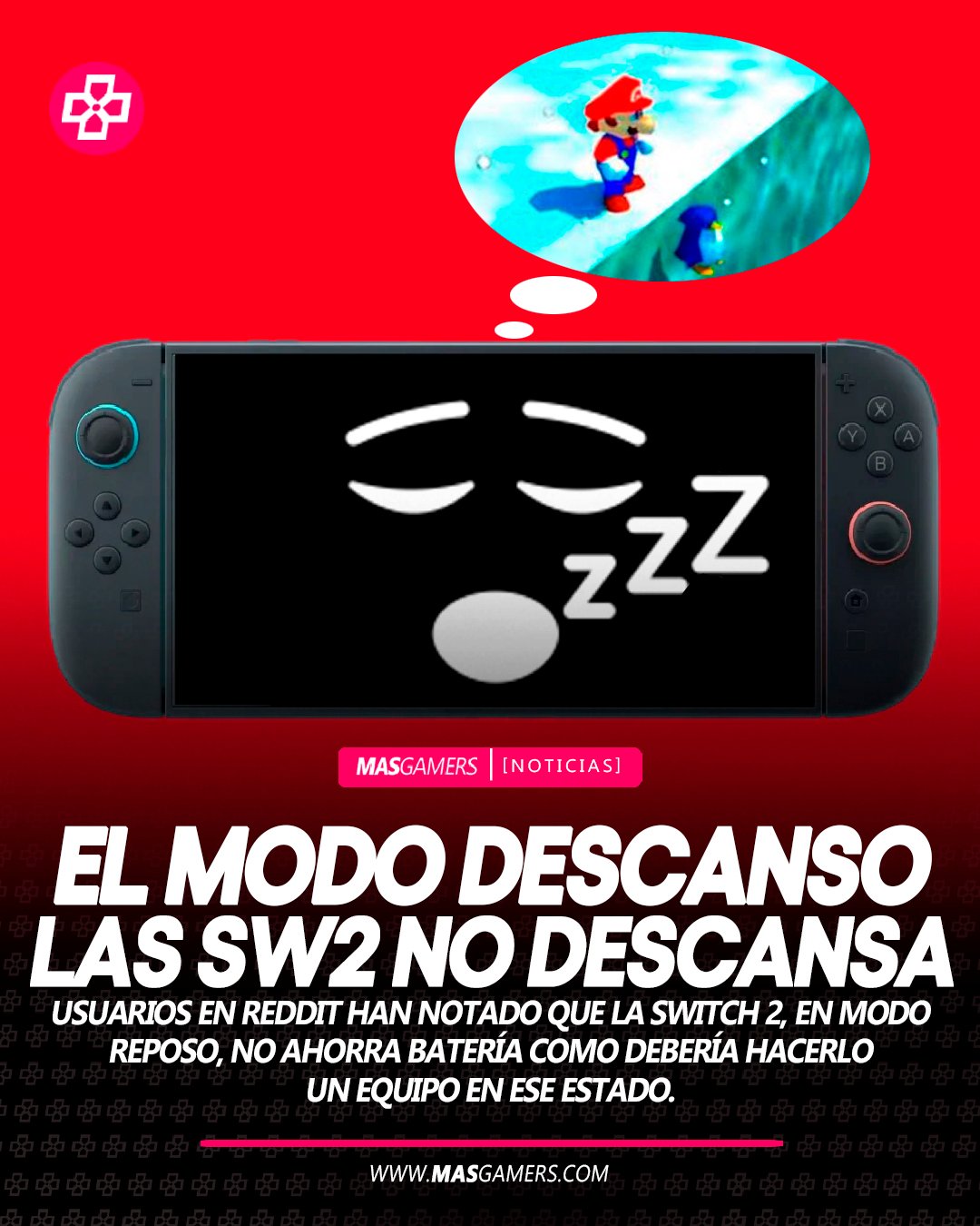 MasGamers - Piden a Nintendo que realice una actualización... | Facebook