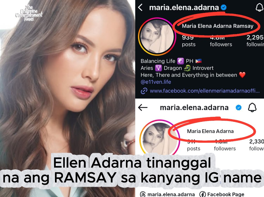 The Philippine - Ellen Adarna tinanggal na nga ba ang Apelyidong Ramsay ...