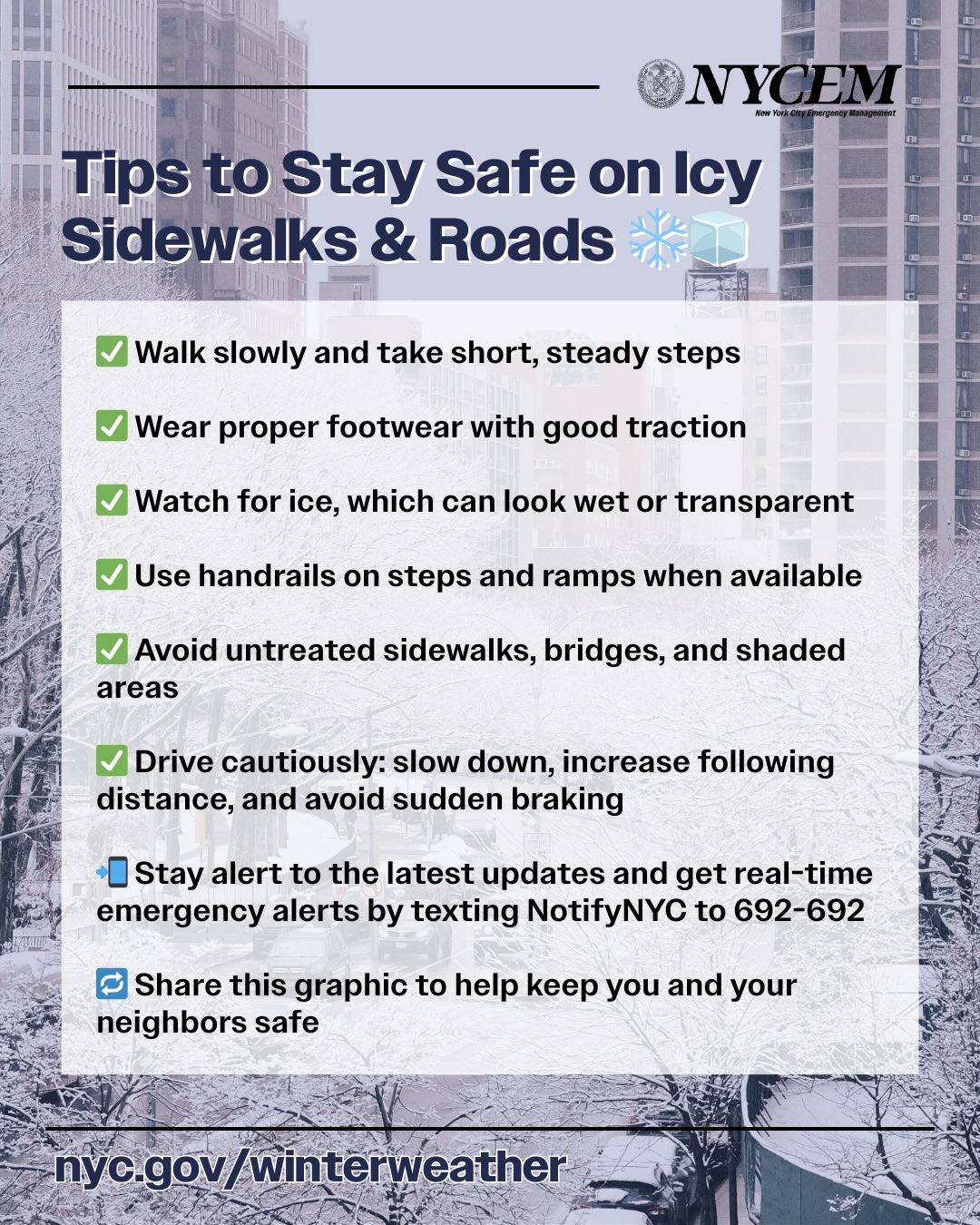 Current impacts across NYC this... - NYC Emergency Management | Facebook