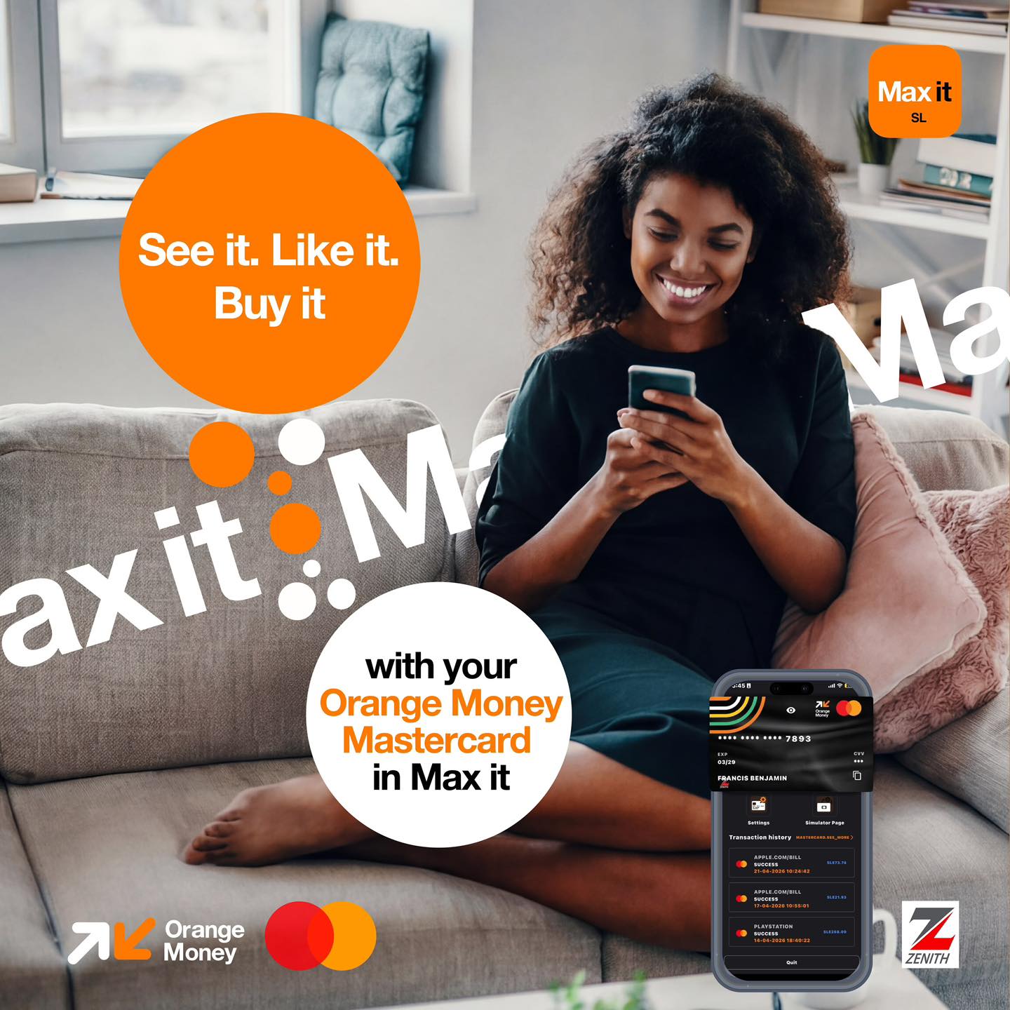 Orange Money Mastercard. ✨ The World in Your Hand. See it. Like