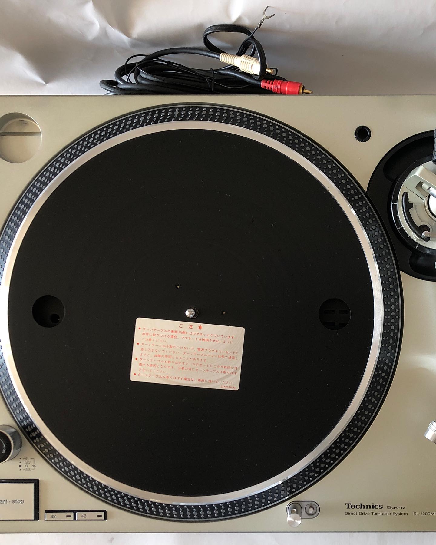 Piatto/Pitch Per Giradischi Technics 1200/1210 &ndash; Ricambio Estetico Stanley Engineering