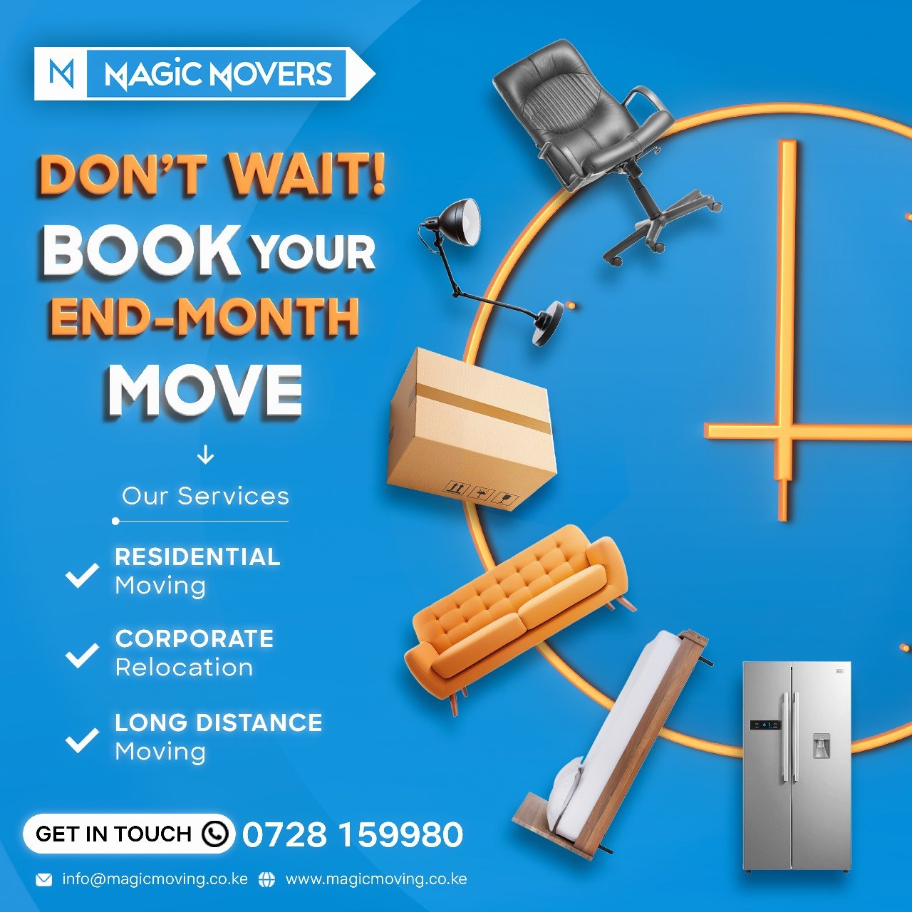 Magic - Those final days of the month are peak moving times, and ...