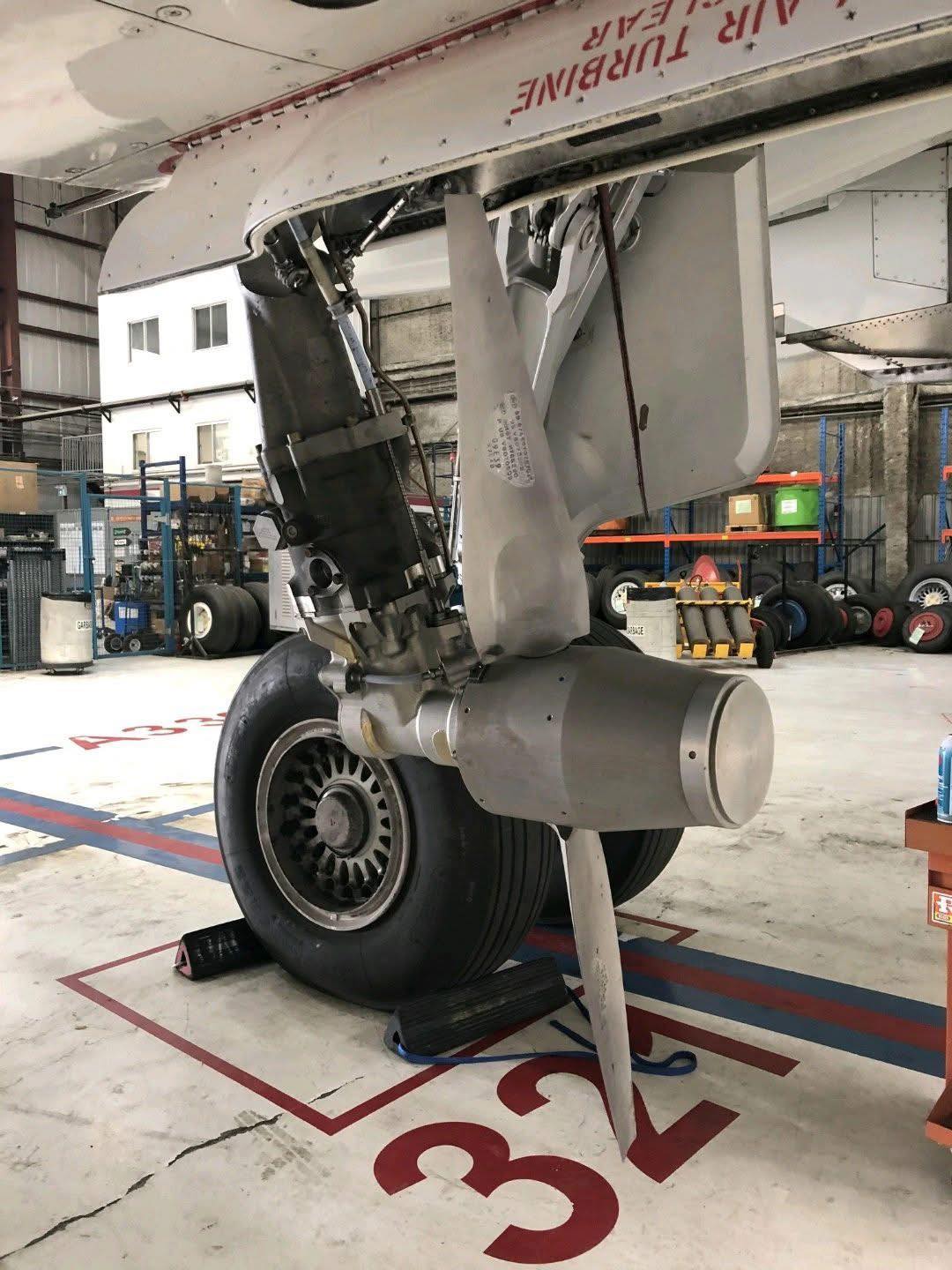 Aviation-knowledge - A Ram Air Turbine (RAT) is a small, wind-driven ...