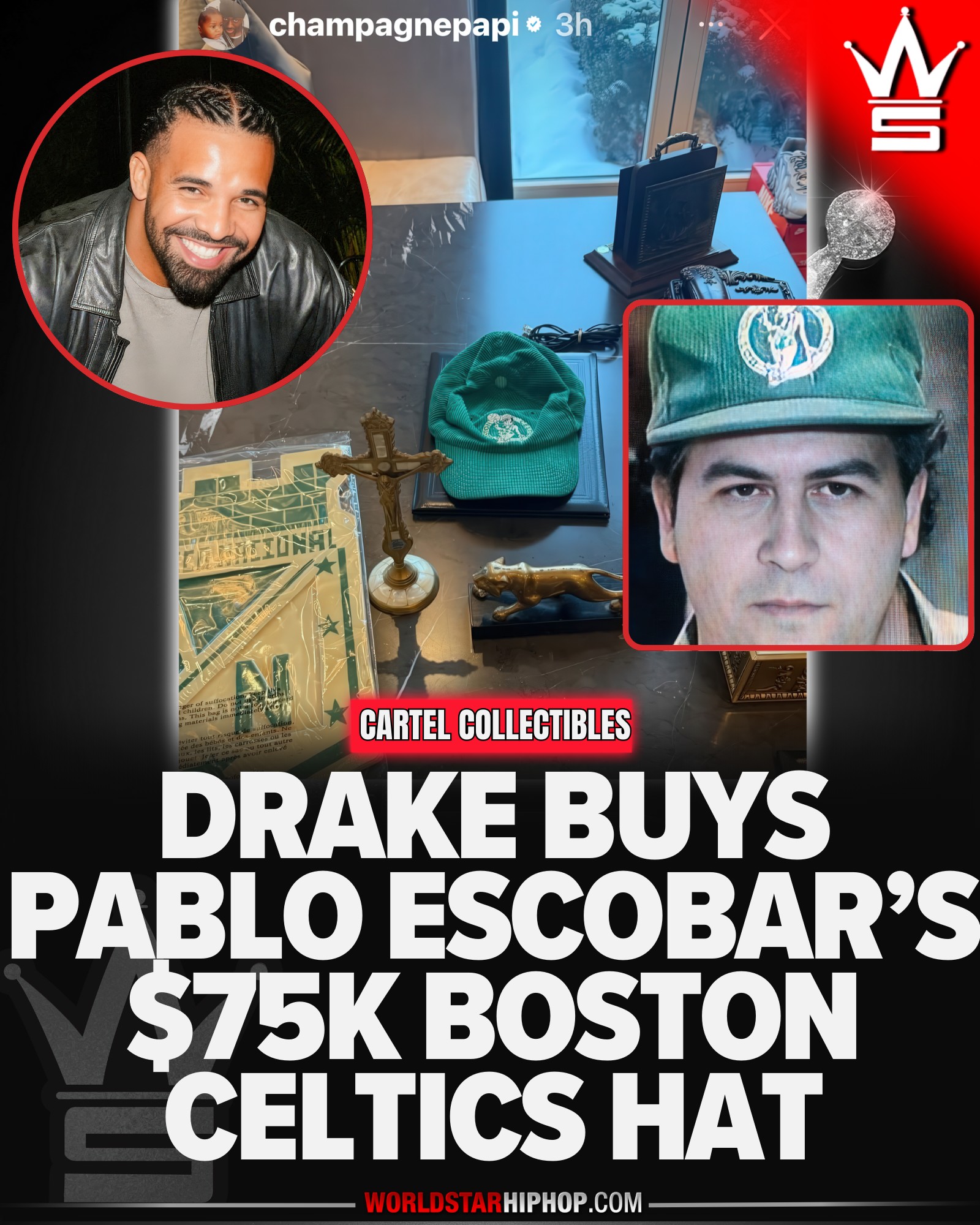 Worldstar - Drake just added another wild artifact to his collection ...