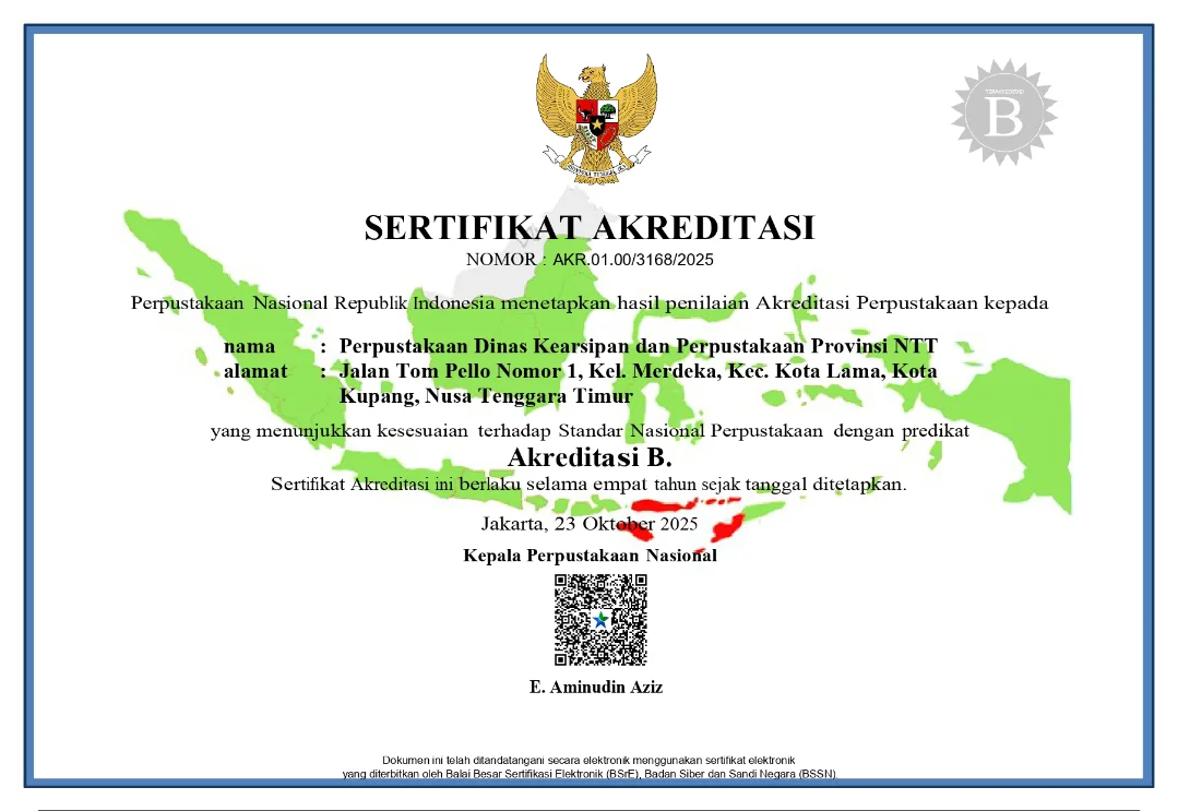 Selamat dan sukses atas diraihnya Akreditasi B Bidang Perpustakaan oleh ...