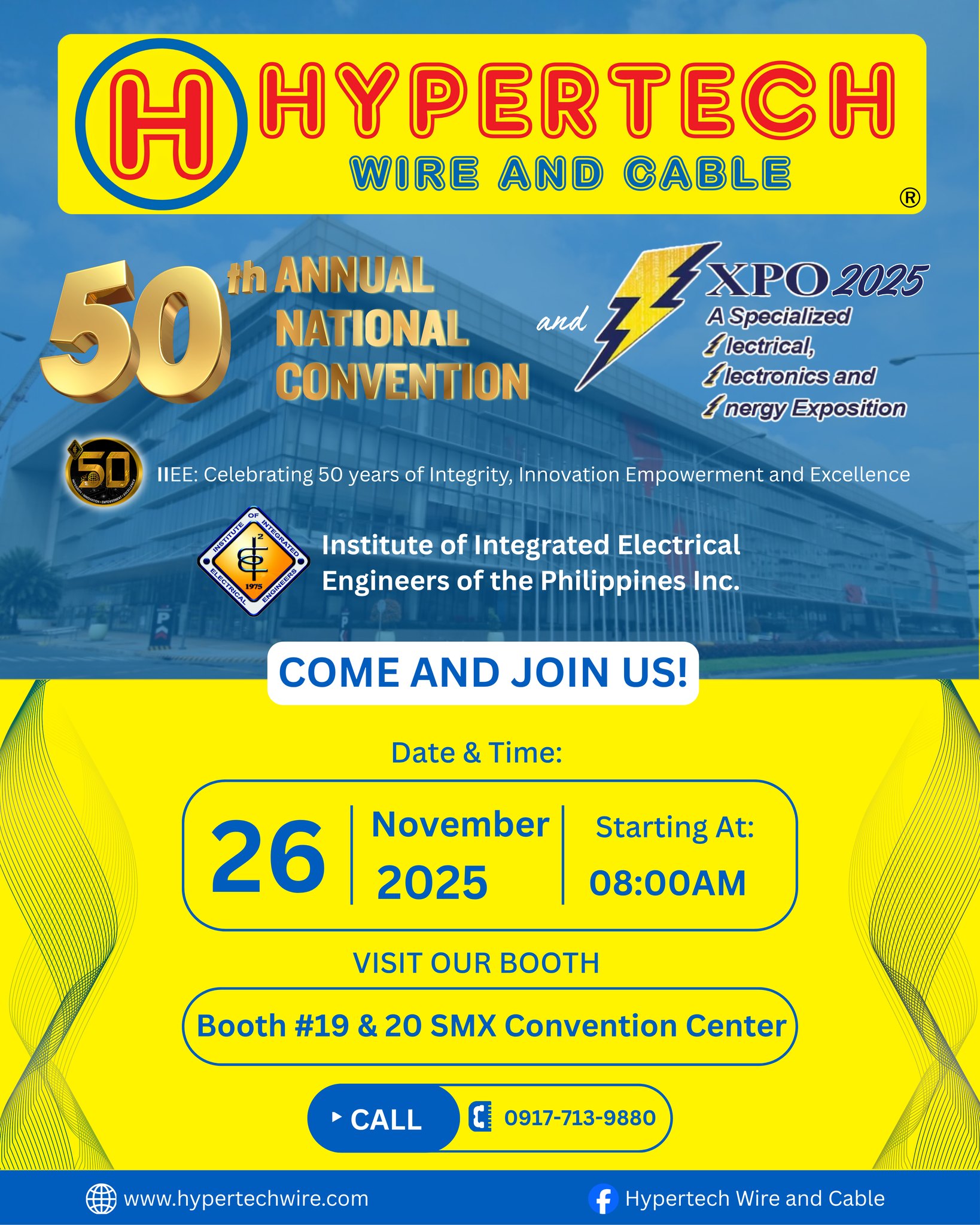 The wait is over! ⚡ The IIEE... - Hypertech Wire and Cable | Facebook