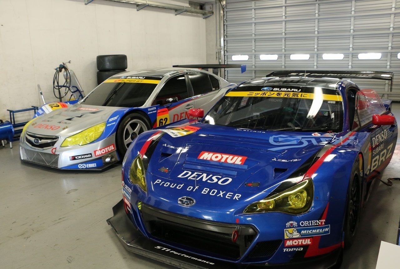 2021 Subaru BRZ R&D Sport GT300 champion on display