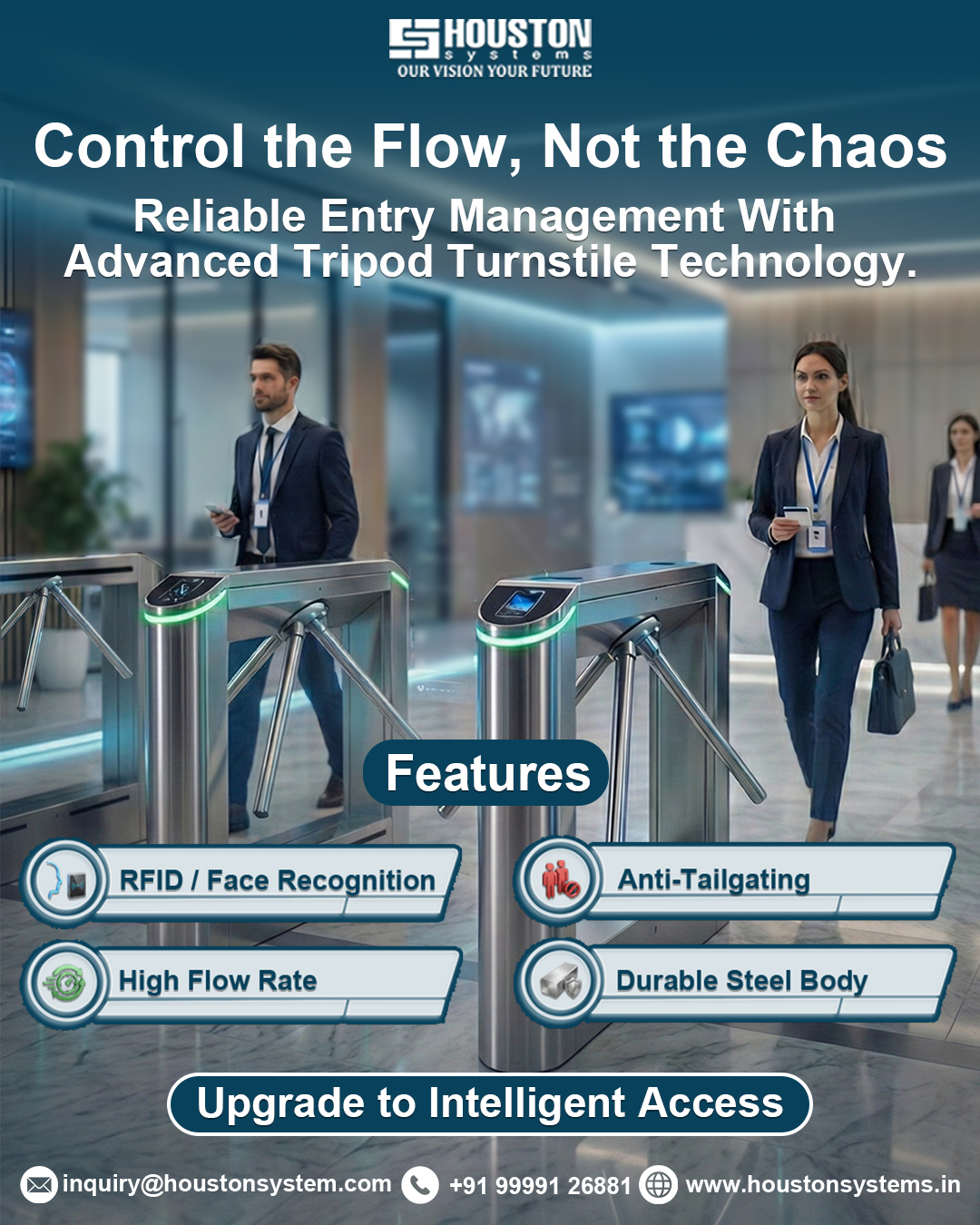 Houston - Next-Gen Entry: Powered by RFID, Biometrics & AI. 🚀🧠 Future ...