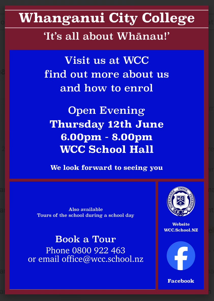 Whanganui City College added a... - Whanganui City College