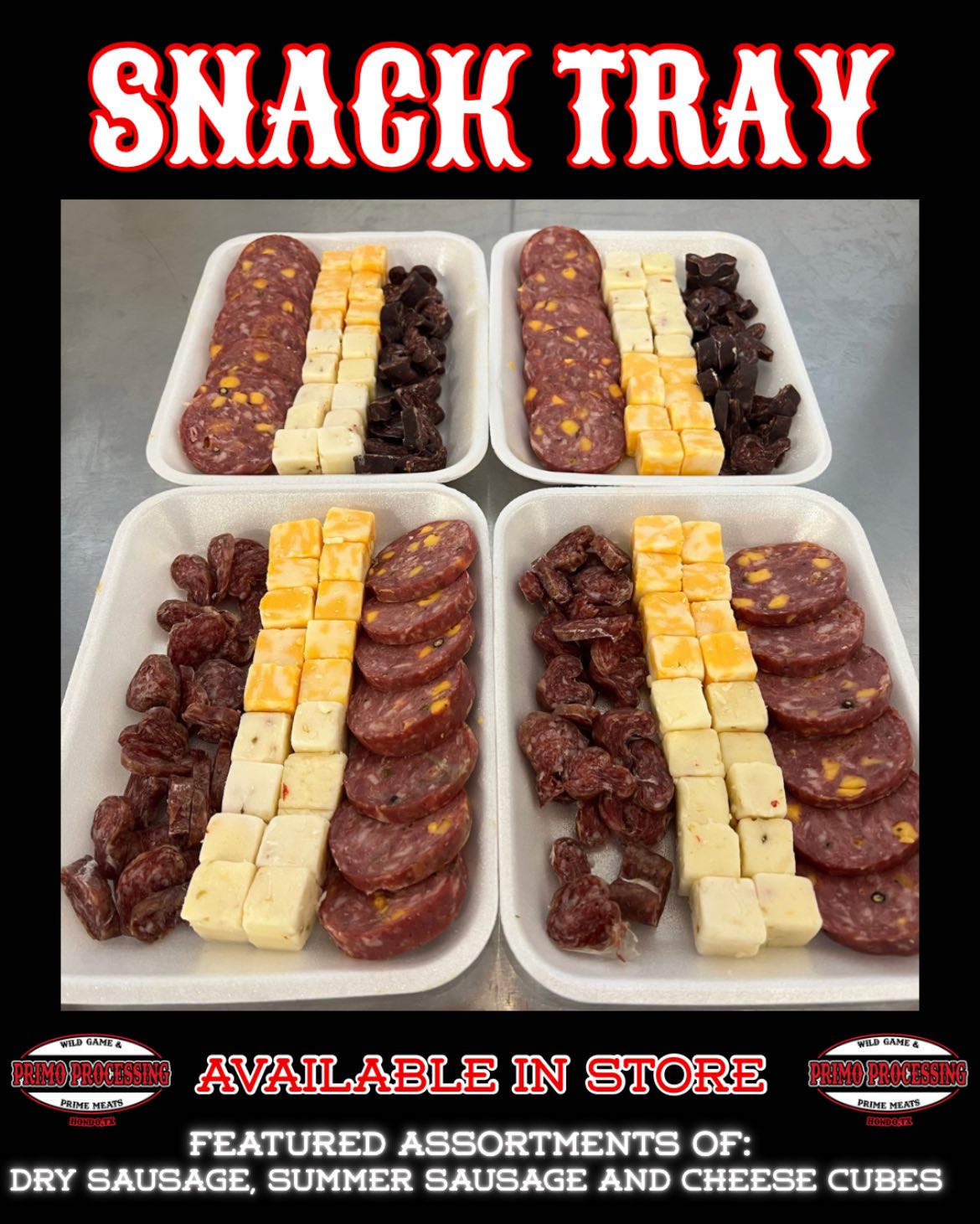 Primo - Snack smart! 🧀🥩 Our high-protein Snack Trays are perfect for on ...