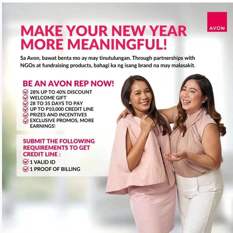Avon Lipa Branch-FREE Registration - Today is the day you join to our ...
