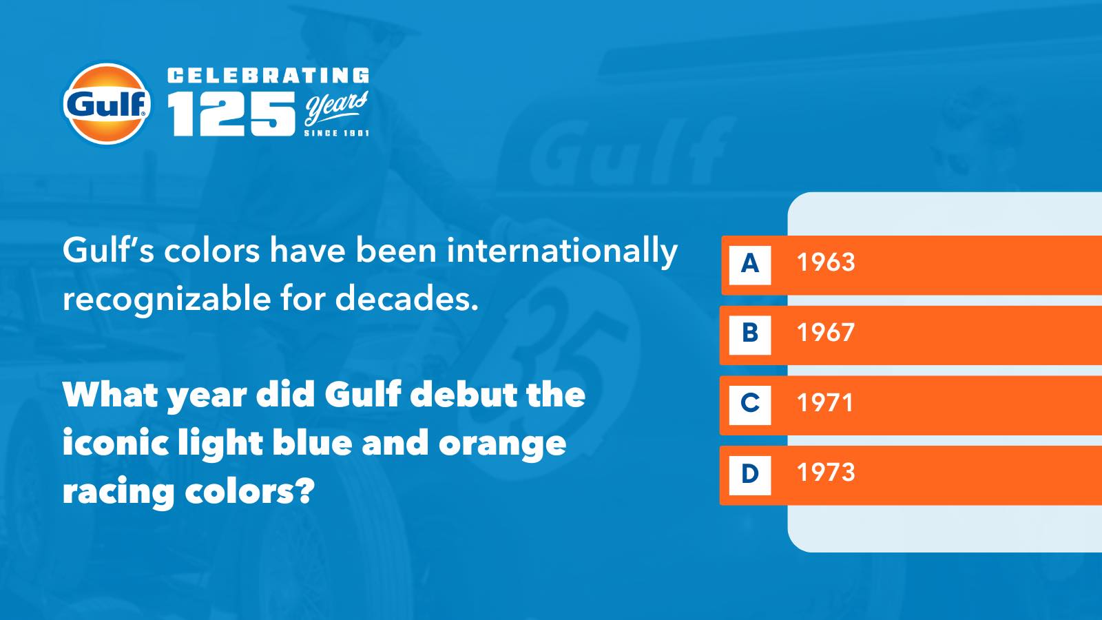 Gulf Oil - On your mark, get set, go for another round of... | Facebook