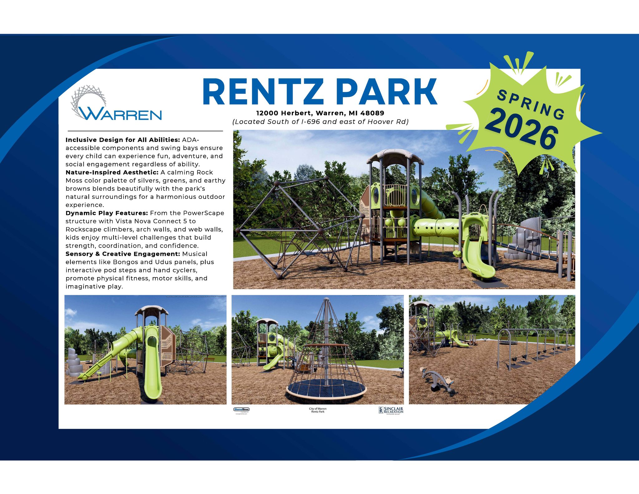 Another exciting park update is coming to Warren this Spring