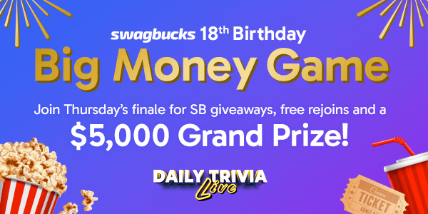 Swagbucks - The final Movie game of Daily Trivia Live's Second Chance ...