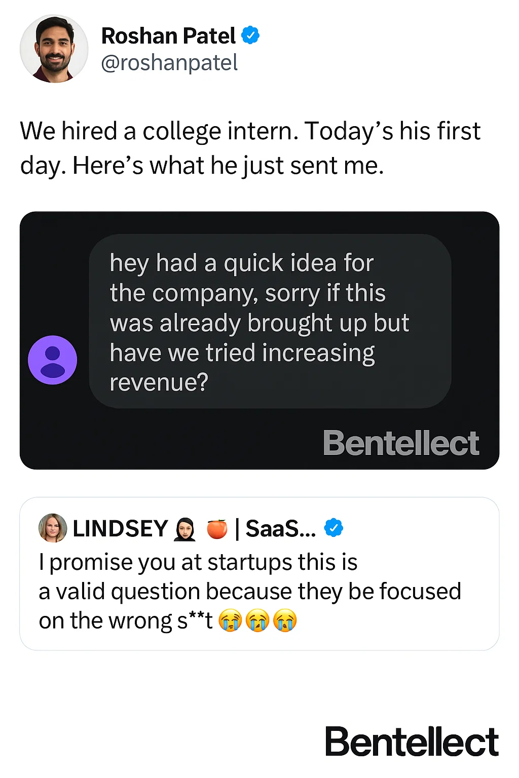 Bentellect - Congratulations, you just solved capitalism.💡💰 | Facebook