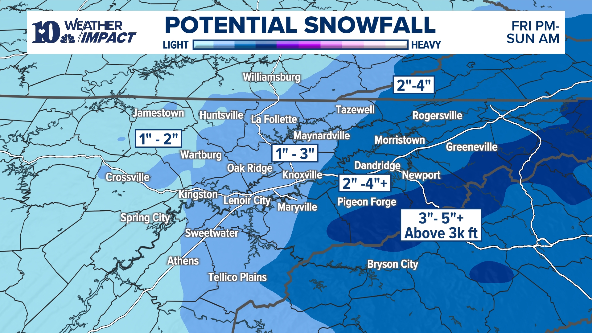 WBIR - A Weather Impact Alert is in place from Friday night through ...