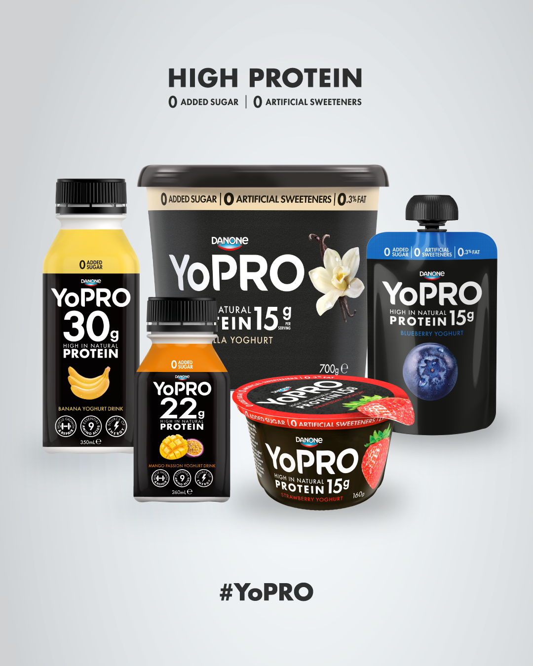 YoPRO - Our family has grown 💪 • From the humble 160g pot... | Facebook