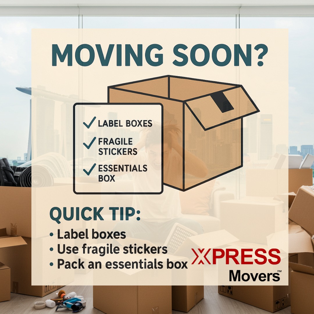 🚚 Moving soon? Here’s... - Xpress Movers & Logistics Pte Ltd | Facebook