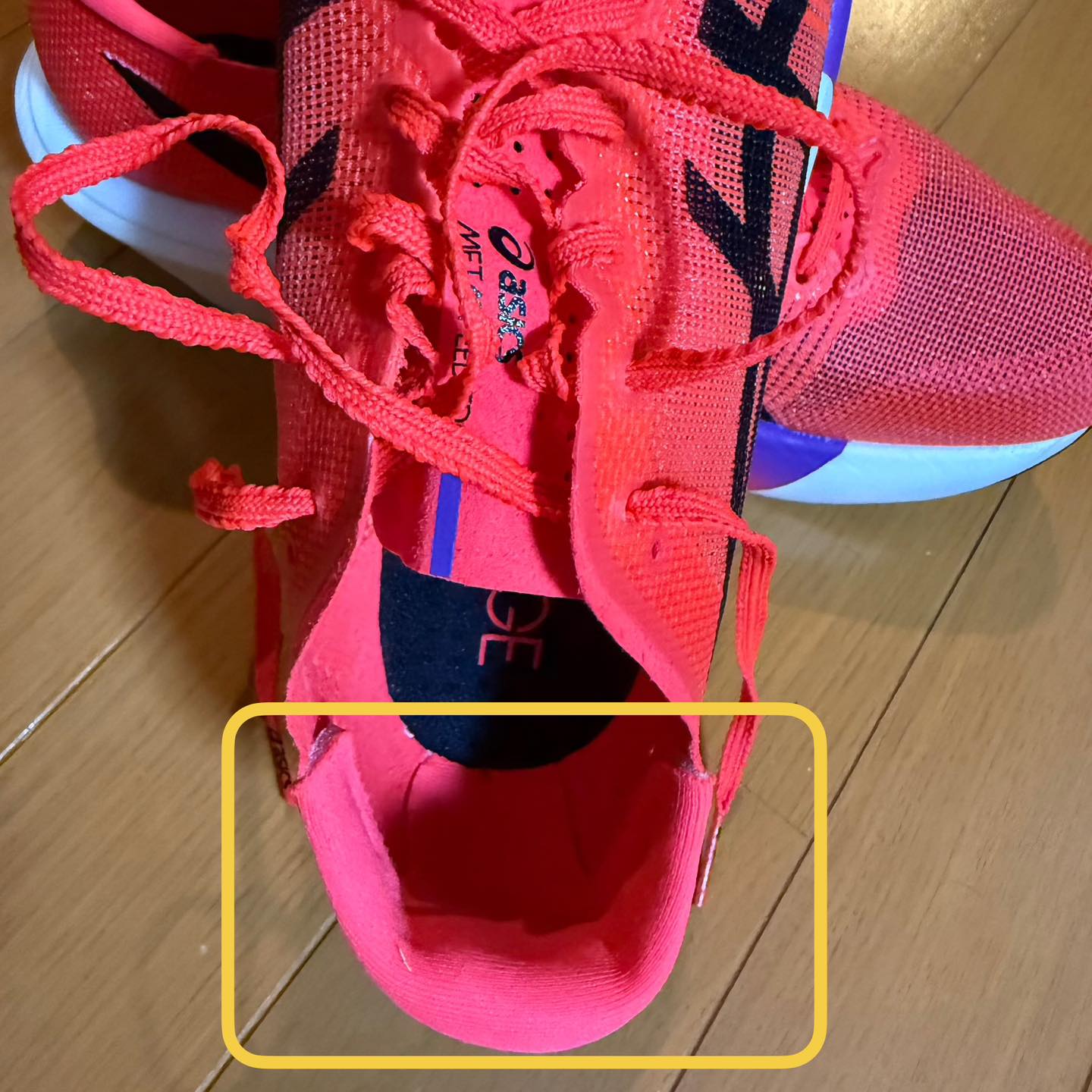 METASPEED EDGE TOKYO 本日入手したので、早速足入れしてみました 