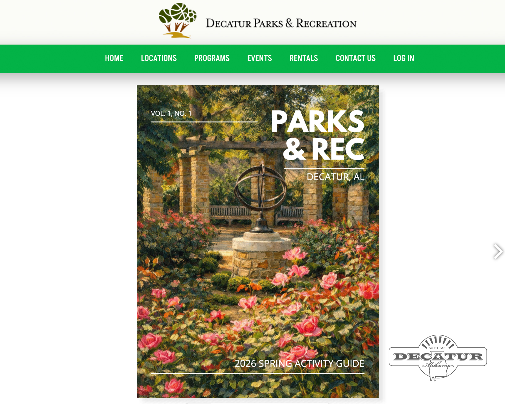 City - Ballfields. Walking trails. Concert nights. Splash pads. Spring ...