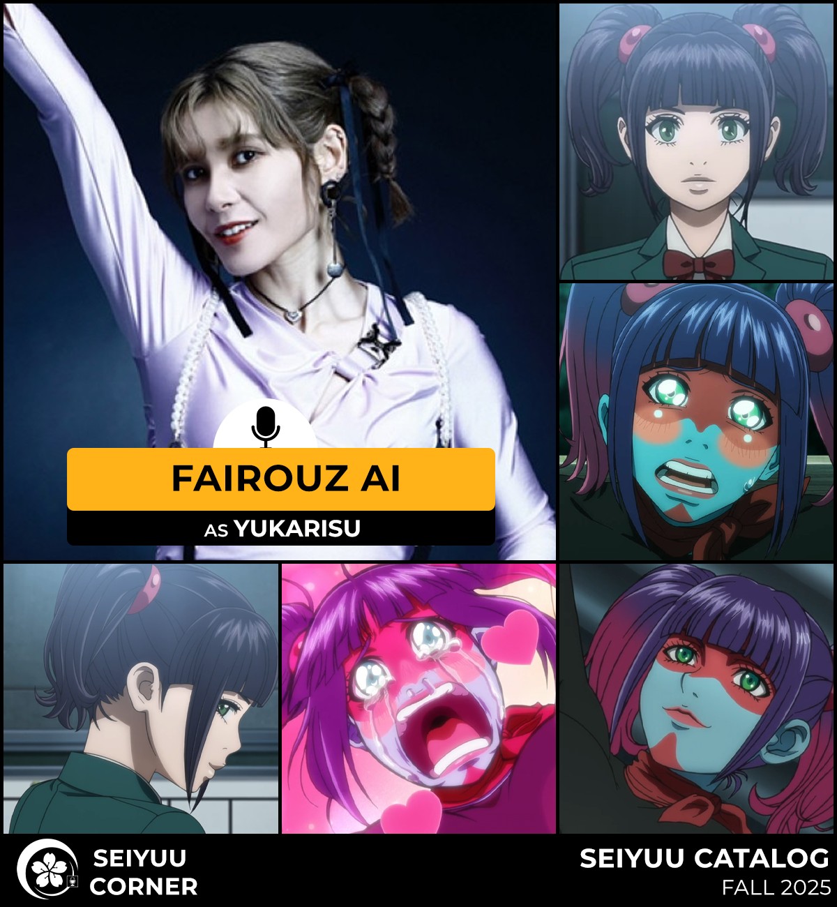 Seiyuu - Fairouz Ai voices the possessive and crazy Yukarisu in Tojima