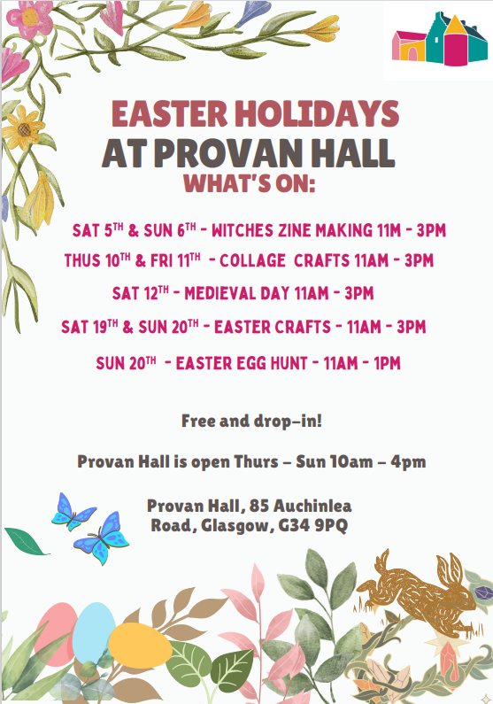Maureen - Here are some of the fantastic events at Provan Hall this ...