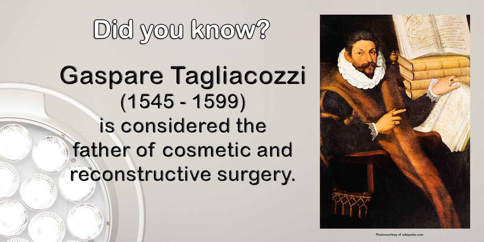 Philippine - Gaspare Tagliacozzi improved rhinoplasty technique and he ...