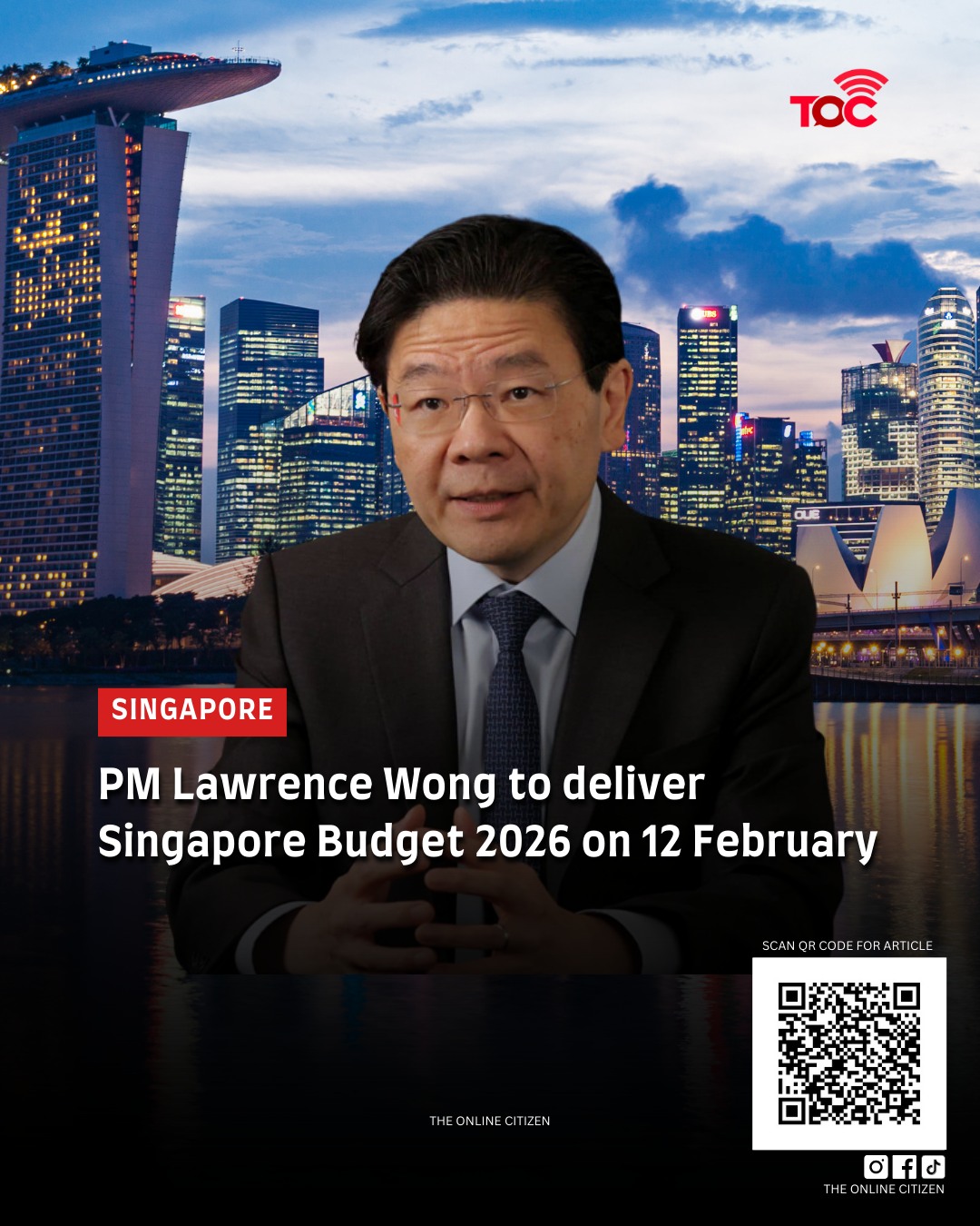 The Online - Prime Minister Lawrence Wong will deliver Singapore’s 2026 ...