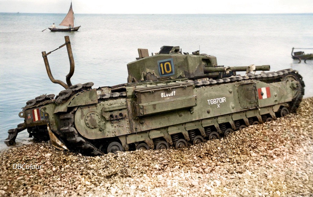 Char Churchill Mk I Peddinghaus 1/87 - B-Squadron Canadien à Dieppe - Neuf Sous Blister