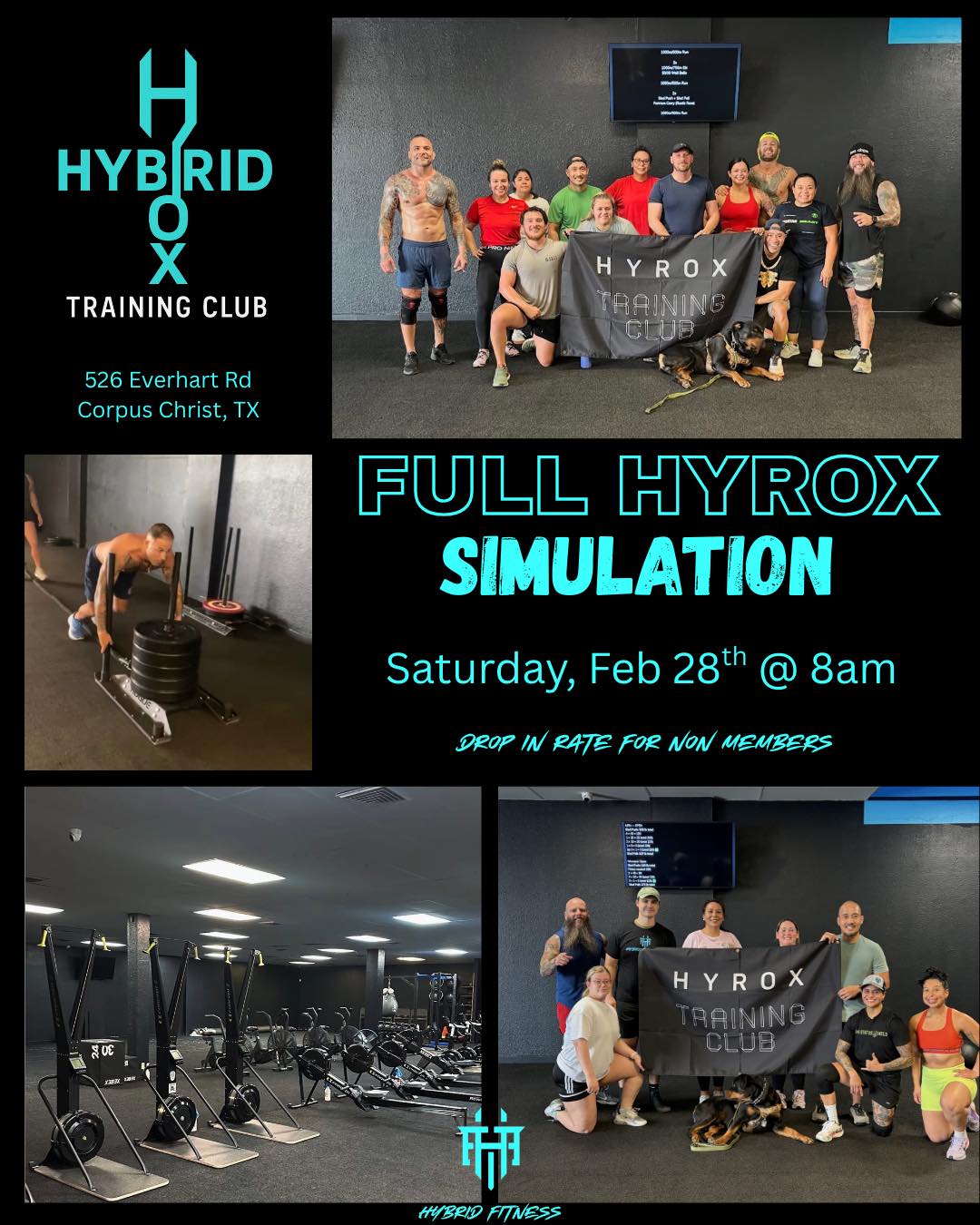 Hybrid - 🚨 HYROX SIMULATION DAY IS HERE 🚨 Ready to test your engine ...